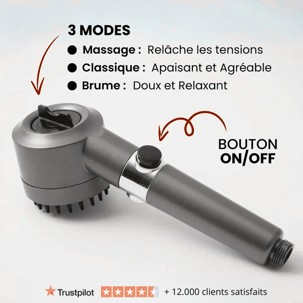 Pommeau de douche Elvyaa